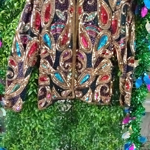 Sequin vintage bling jacket - Picture 6 of 9